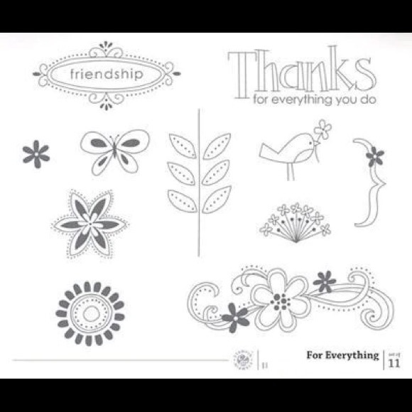 🍒 Stampin’ Up! 🍒 « For Everything » Stamps Set - Picture 6 of 7
